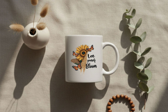 Sunshine Affirmation Png Bundle, Sunflower Quote Png Set Product Image 6