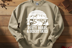 Dusty Roads Desert Skies Svg, Western Cowgirl Svg Design Product Image 3