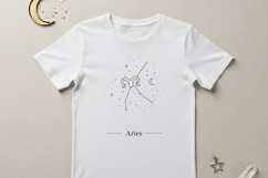 Minimalist Zodiac Constellation Png Bundle, Astrology Line Product Image 7