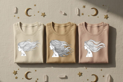 Zodiac Woman Silhouette Bundle, Astrology Png Set, Celestial Product Image 7