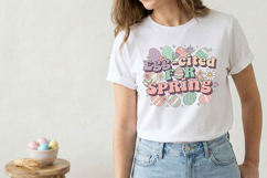 Egg-cited for Spring Png, Easter Quote Png, Cute Easter Png Product Image 8