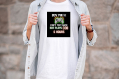 Boy Math Png Bundle, Funny Boy Math Quotes, Trendy Meme Png Product Image 5