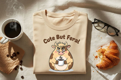 Feral Cow Png Bundle, Funny Cow Png Collection, Sassy Cow Product Image 10