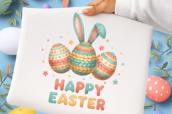 Yarn Crochet Easter Bunny PNG Product Image 1