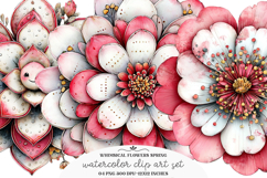 Whimsical Flowers Spring Clipart Product Image 1