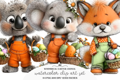 Whimsical Easter Animal Clipart Product Image 1
