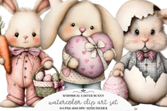 Whimsical Easter Bunny Clipart Product Image 1