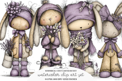 Funny Easter Bunny Clipart Product Image 1