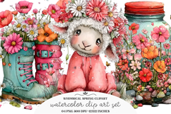 Whimsical Spring Clipart / Spring Png Product Image 1