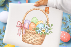 Easter Basket with Eggs Product Image 1
