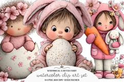 Whimsical Easter Fairy Clipart Product Image 1