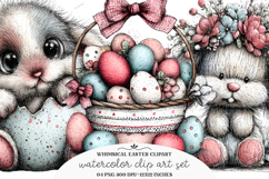 Whimsical Easter Clipart Png Product Image 1