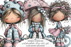 Whimsical Summer Kids Clipart Product Image 1
