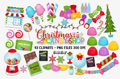 Christmas Digital Paper and Clipart png, illustration Product Image 3