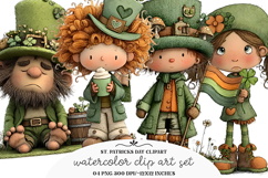 Whimsical St Patricks Day Clipart Product Image 1