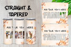 Photo Text Sublimation Designs Tumbler Wrap for Tumblers Product Image 1