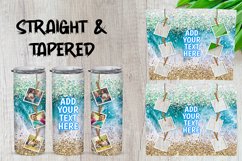 Photo Text Sublimation Designs Tumbler Wrap for Tumblers Product Image 1