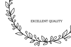 Floral Round Wreath Svg Frame Leaves Dxf Cricut Files Product Image 2