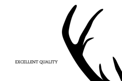 Deer SVG Antler Silhouette For Logo, Crafting, Hunting DXF Product Image 2