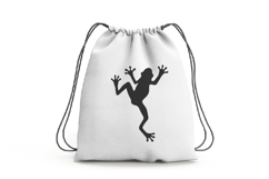 Frog SVG Toad Silhouette Reptile Cricut File Animal DXF PNG Product Image 3