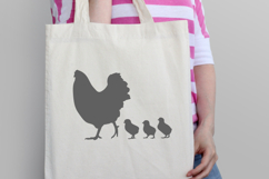 Chicken SVG Chick Silhouette Hen Bird Baby DXF Farm Animals Product Image 3