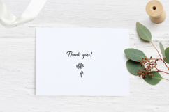 Wildflowers Svg Botanical Meadow Flower Outline Clipart DXF Product Image 3