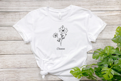 Birth flowers SVG bundle, 12 line art botanical Cricut file Product Image 3