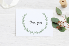 Floral Round Wreath Svg Frame Leaves Dxf Cricut Files Product Image 3