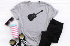 Acoustic Guitar Silhouette SVG for Cricut and Silhouette PNG Product Image 3