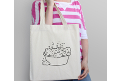 Basin SVG Soap Bubbles For Cricut Laundry Canva compatible Product Image 3