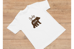 Baby Bear SVG Bear Silhouette For Cricut Craft Animal DXF Product Image 2
