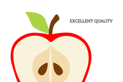 Red Apple Tree SVG Set For Crafts, Stickers, Classroom DXF Product Image 3