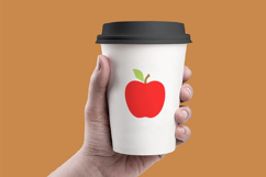 Red Apple Tree SVG Set For Crafts, Stickers, Classroom DXF Product Image 2