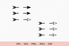 Arrow SVG For Crafting, Logo Monogram DXF PNG Product Image 1