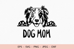 Australian shepherd Mom SVG Cricut File Dog Lover&#039;s SVG Product Image 1