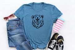 Roaring Bear SVG Bear Head For Cricut Cut File Animal DXF Product Image 3