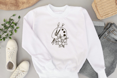 Artist Palette With Flowers SVG Paintbrush Cricut DXF File Product Image 3