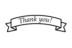 Ribbon Banner SVG Outline For Cricut Crafting Product Image 3