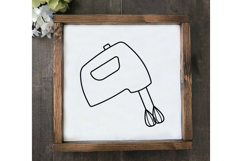 Bakery SVG Tools Outline For Cricut Crafts Baking clipart Product Image 3