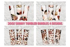 Boho floral dream 20oz Skinny Tumbler Bundles 4 Design Product Image 1