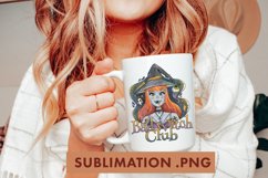 Bad Witch Club Halloween Sublimation PNG Product Image 3