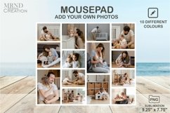 Photo Mouse pad for Sublimation | Photo Collage Mouse pad Product Image 1