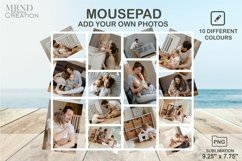 Photo Mouse pad for Sublimation | Photo Collage Mouse pad Product Image 2