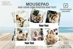 Photo Mouse pad for Sublimation | Photo Collage Mouse pad Product Image 2