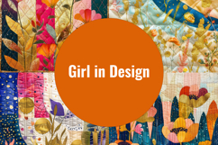 Quilted Spring - 12 Patchwork Digital Papers in 300dpi Product Image 4