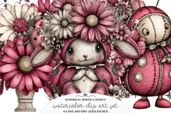 Whimsical Spring Ladybug Clipart Product Image 1