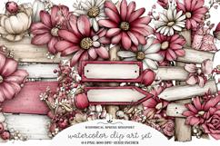 Whimsical Spring Singpost Clipart Product Image 1