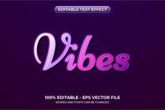 Vibes text effect. The beautiful gradient font effect Product Image 1