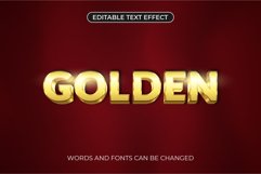 Realistic golden text effect Product Image 1
