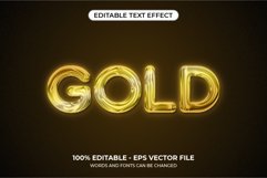 Cool editable text with oil liquid effect Product Image 1